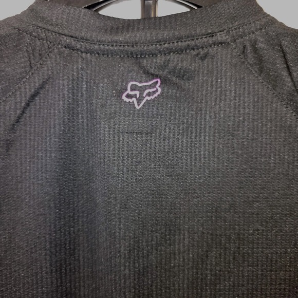 NWT New FOX Tempo Women's Size L Large Black & PINK MTB Cycling Jersey - Picture 6 of 8